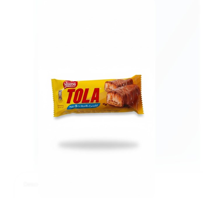 Nestlé Tola Crispy Wafer with Caramel & Milk Chocolate – نستله Tola Crispy ويفر with كراميل & حليب شوكولاتة
