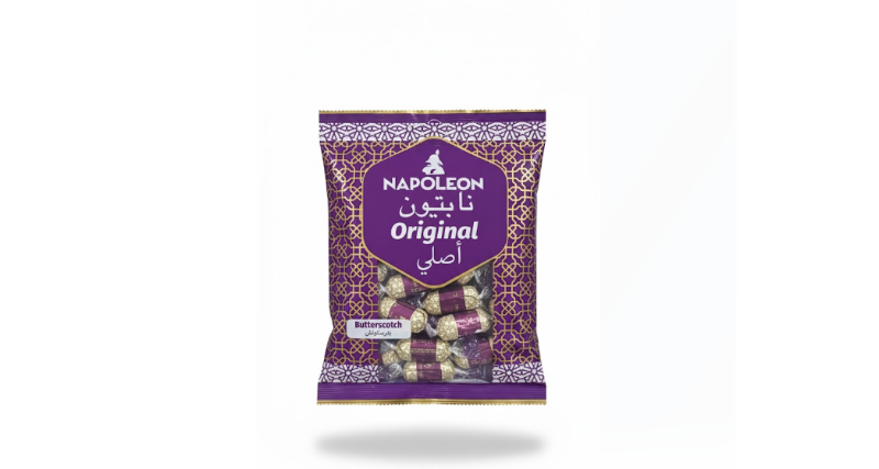 Napoleon Original Butterscotch Candy 150 g – Napoleon أصلي Butterscotch Candy 150 غرام