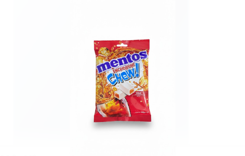 Mentos Incredible Chew Cola Flavour Chews 140 g – منتوس Incredible Chew Cola Flavour Chews 140 غرام