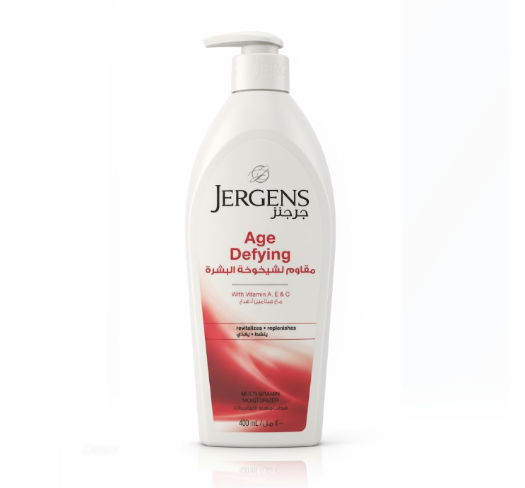 JERGENS Age Defying with Vitamin A, E, & C Moisturizer 400 ml – JERGENS Age Defying with فيتامين A, E, & C Moisturizer 400 مل