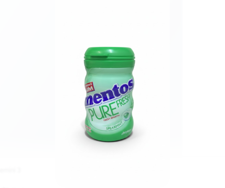 Mentos Pure Fresh Sugarfree Chewing Gum Spearmint 50 Pieces 87.5 g – منتوس Pure Fresh Sugarfree Chewing Gum Spearmint 50 Pieces 87.5 غرام