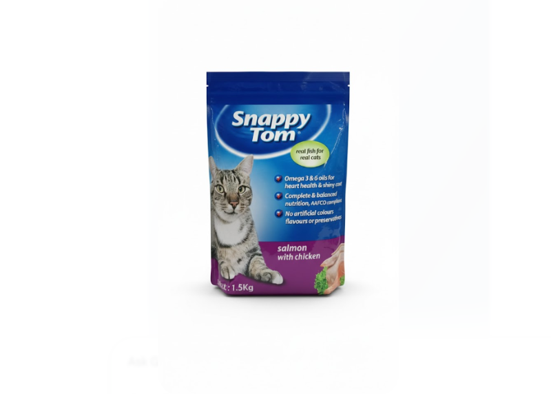 Shappy Tom Real Fish for Real Cats Salmon with Chicken – 1.5 kg