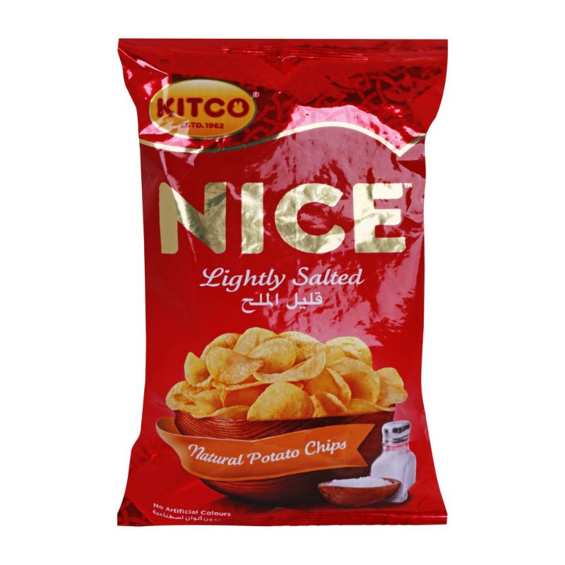 KITCO Nice Chips Lightly Salted 80g – كيتكو Nice شيبس Lightly مملح 80 غرام