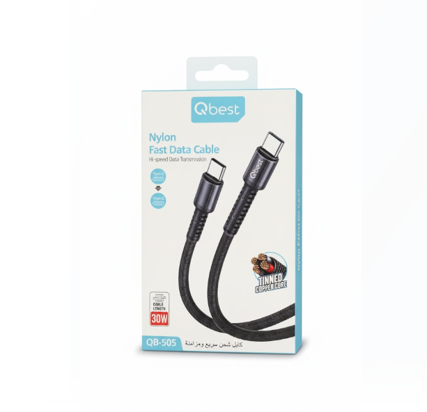 Q Best Nylon Fast Data Cable 30W