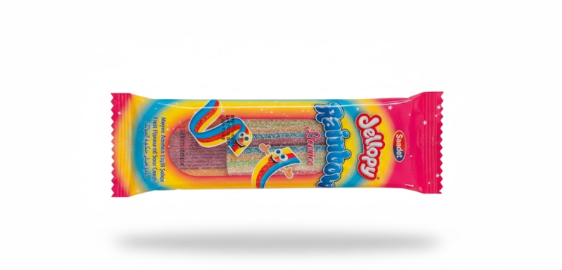 Jellopy Rainbow Licorice 20g – Jellopy Rainbow Licorice 20 غرام