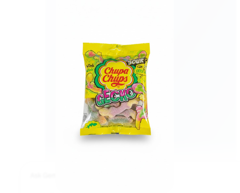 Chupa Chups Crawlers Sour Fruit Flavour Gummy Candy 90 g – تشوبا تشوبس Crawlers Sour Fruit Flavour Gummy Candy 90 غرام