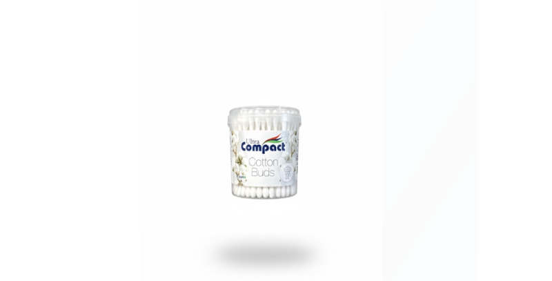 Ultra Compact Cotton Buds 100 Pcs – Ultra Compact قطن Buds 100 Pcs
