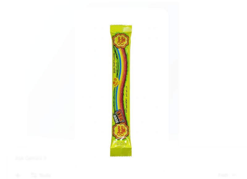 Chupa Chups Sour Belt Mixed Fruit Flavour Soft and Chewy – تشوبا تشوبس Sour Belt مشكل Fruit Flavour Soft and Chewy