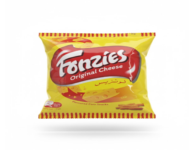 Fonzies Original Cheese Flavoured Corn Snacks 24g – Fonzies أصلي جبنة Flavoured Corn Snacks 24 غرام