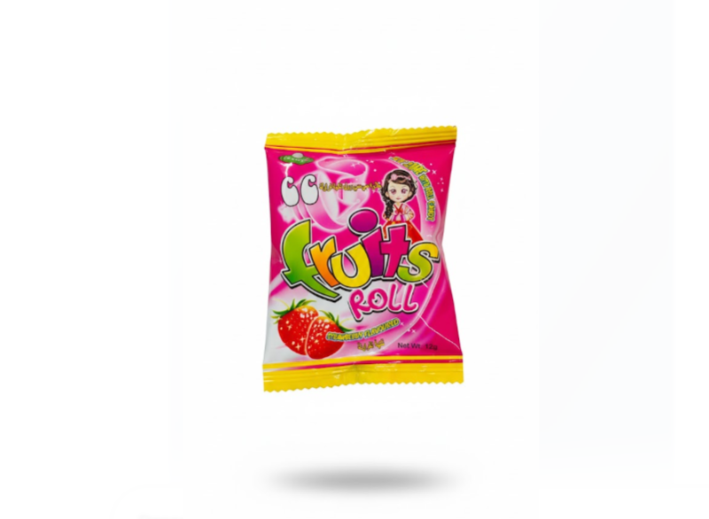 Fruit Roll Strawberry Flavour 12g – Fruit Roll فراولة Flavour 12 غرام