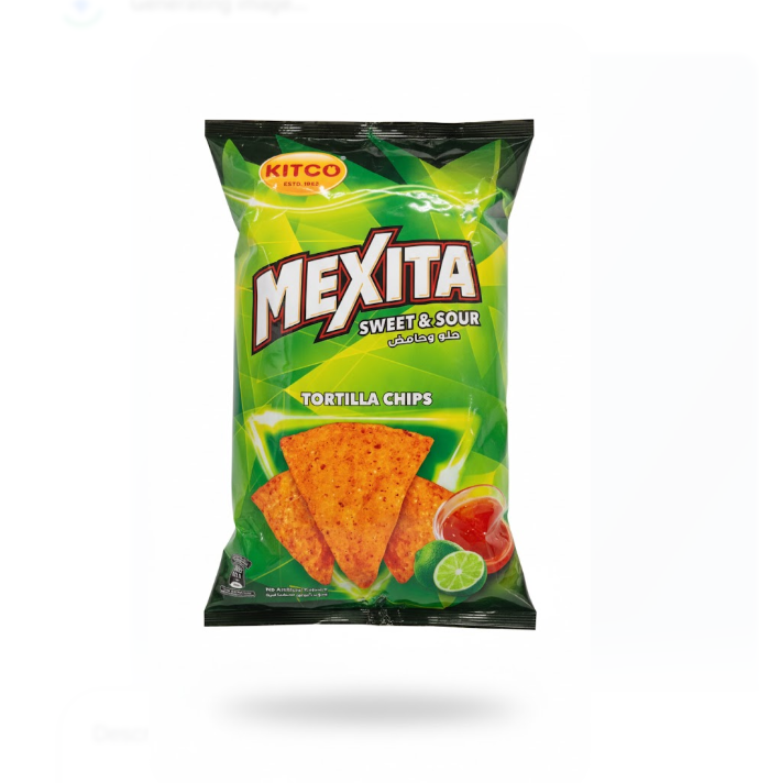 Mexita Sweet & Sour Tortilla Chips 180g – Mexita Sweet & Sour Tortilla شيبس 180 غرام