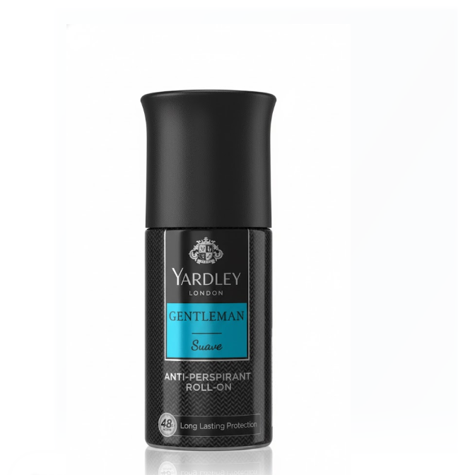 Yardley London Gentleman Suave Anti-Perspirant Roll-On 48h 50 ml – Yardley London Gentleman Suave Anti-Perspirant Roll-On 48h 50 مل