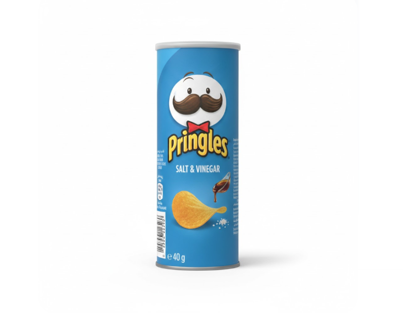 Pringles Salt & Vinegar – 40 g – برينغلز ملح & Vinegar – 40 غرام