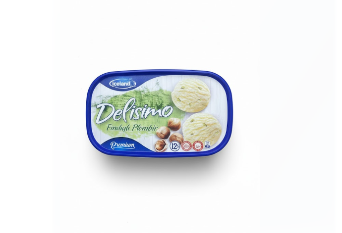 Delisimo Hazelnut Plombir Ice Cream 500g – Delisimo بندق Plombir آيس كريم 500 غرام