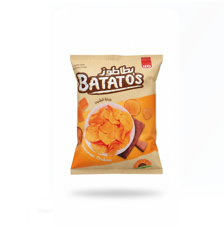 Batatos Wisconsin Cheddar 15g – بطاطس ويسكونسن شيدر 15غ