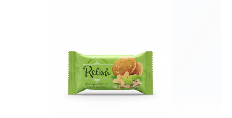 Relish Cashew, Pistachio & Oats Cookies 42 g – Relish Cashew, فستق & شوفان Cookies 42 غرام