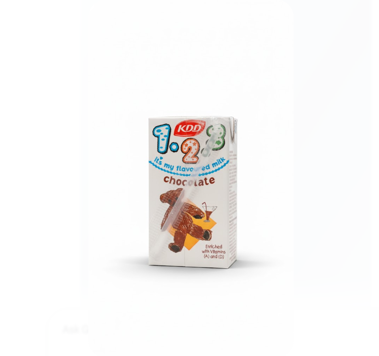 KDD Chocolate Milk Enriched with Vitamins A & D 125 ml – كي دي دي شوكولاتة حليب مدعم with فيتامينات A & D 125 مل