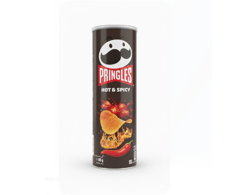 Pringles Hot & Spicy – 165 g – برينغلز حار & حار – 165 غرام