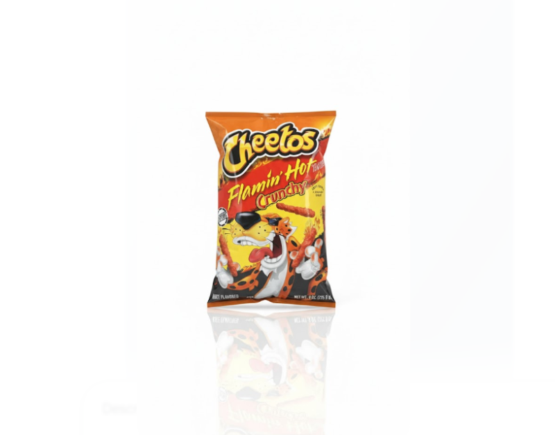 Cheetos Flamin’ Hot Crunchy Export 226.8g – تشيتوس Flamin’ حار Crunchy Export 226.8 غرام