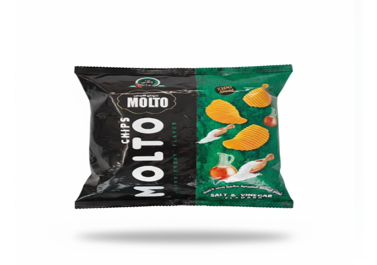 Molto Chips Chilli & Vinegar Flavour 16g – Molto شيبس Chilli & Vinegar Flavour 16 غرام