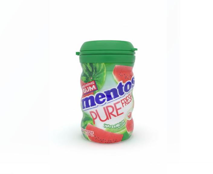 Mentos Pure Fresh Sugarfree Chewing Gum Watermelon 50 Pieces 87.5 g – منتوس Pure Fresh Sugarfree Chewing Gum Watermelon 50 Pieces 87.5 غرام