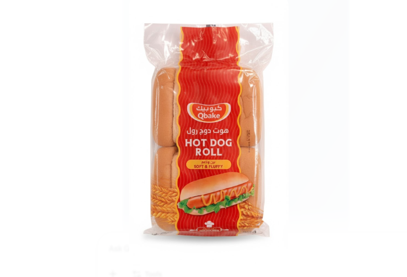 Qbake Hot Dog Roll – Soft & Fluffy (500 g) – Qbake حار Dog Roll – Soft & Fluffy (500 غرام)