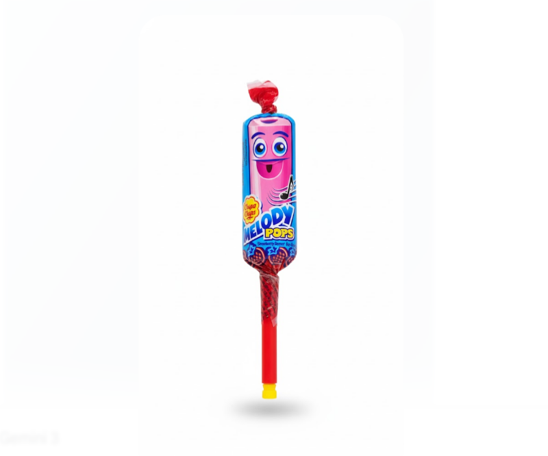 Chupa Chups Melody Pops Strawberry Flavour – تشوبا تشوبس Melody Pops فراولة Flavour