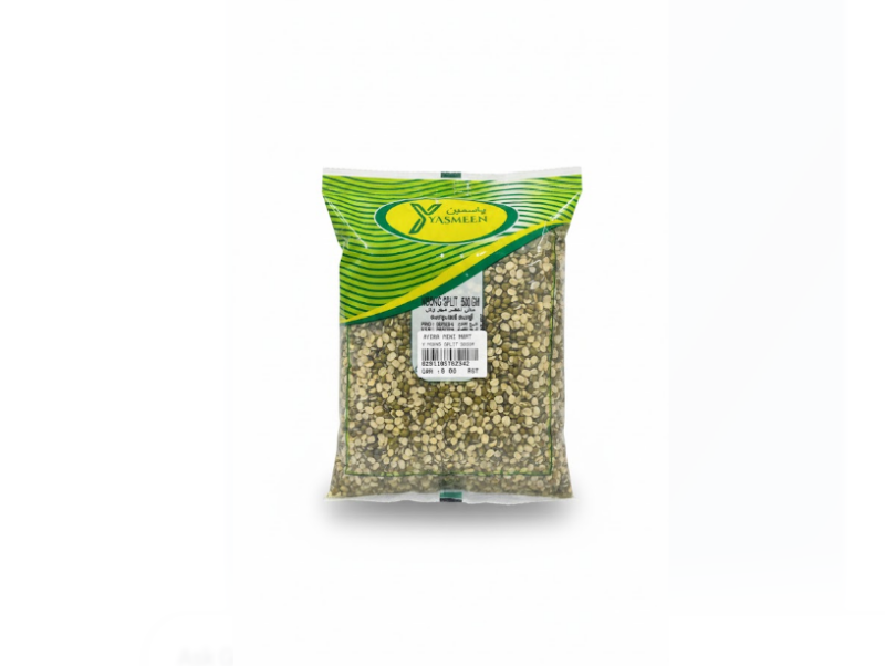 Yasmeen Moong Split Green Gram Split 500 g – Yasmeen Moong Split Green Gram Split 500 غرام