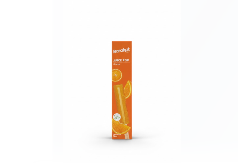 Barakat Juice Pop Orange 50ml – Barakat عصير Pop برتقال 50 مل