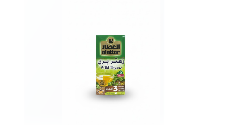 Alattar Wild Thyme Herbal Tea – 25 Tea Bags – العطار شاي أعشاب الزعتر البري – 25 كيس