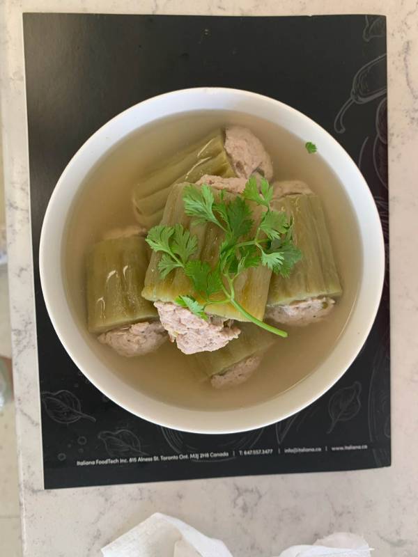 Stuffed Bitter Melon Soup (Canh Khổ Qua)