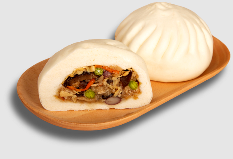 Vegetarian Steamed Bun (Bánh Bao Chay)