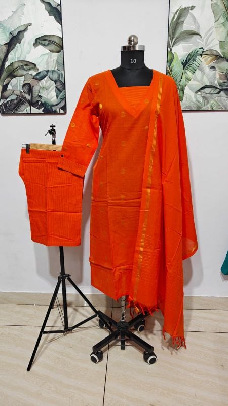 Orange 3-piece suit set,