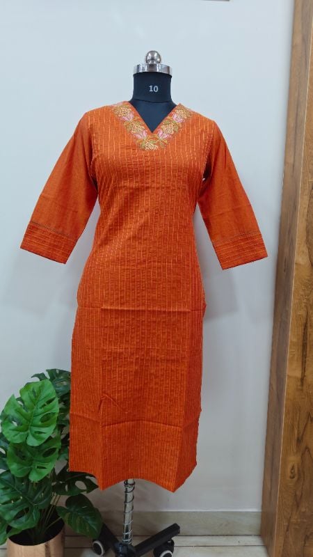Anvita brand kurti orange