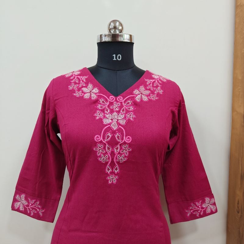 Anvita brand kurti pink