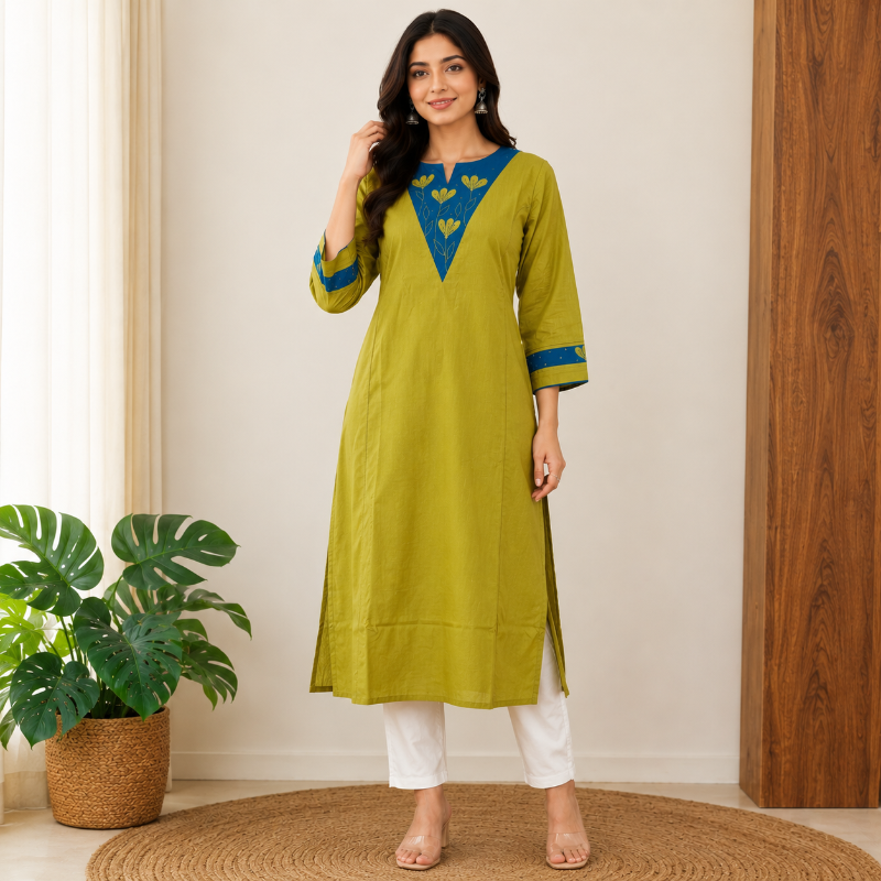 Anvita brand Green kurti