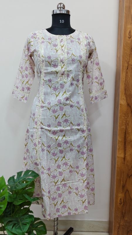 Anvita brand off white kurti