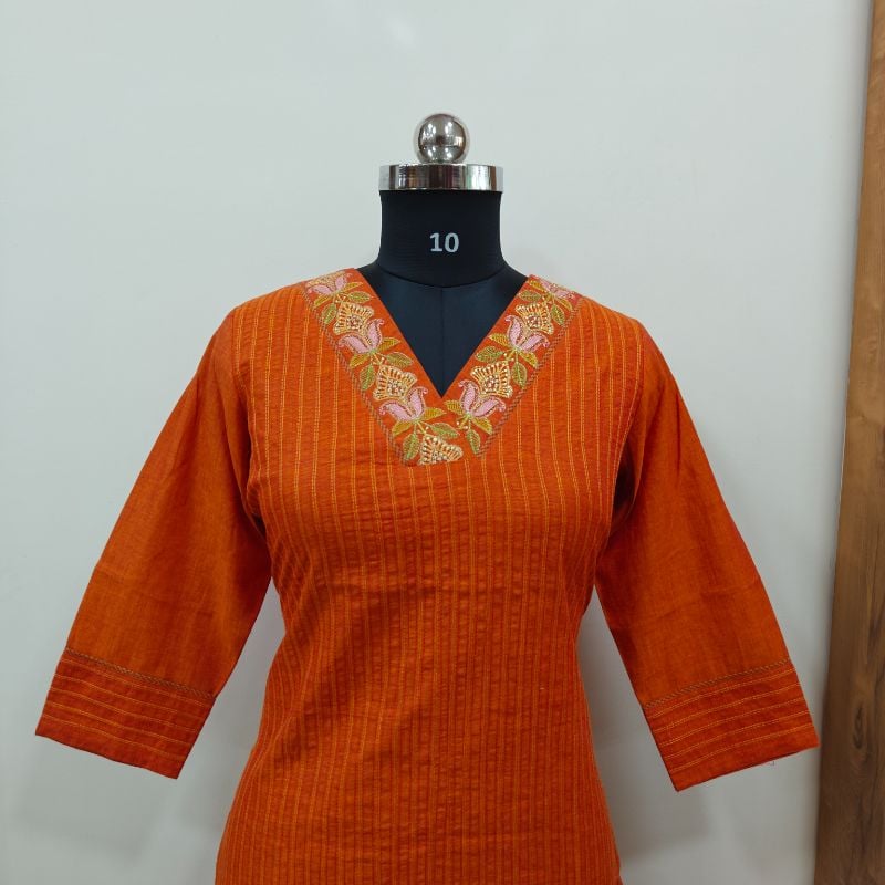 Anvita brand kurti orange