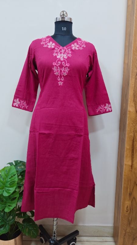 Anvita brand kurti pink