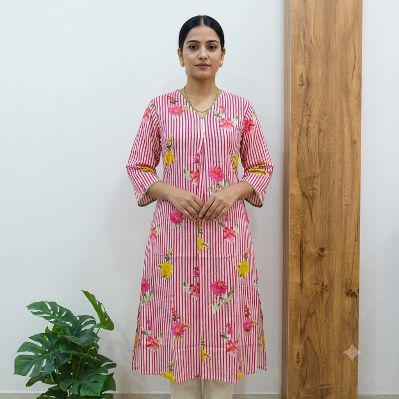 Anvita brand pink kurti
