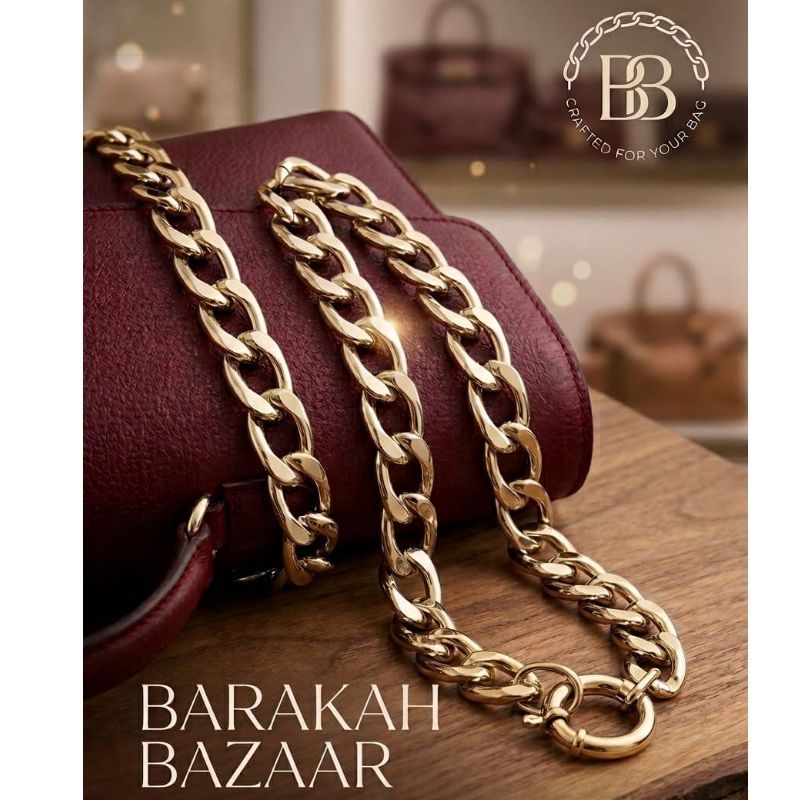 Barakah Bazaar Signature Bag Chain (Golden)