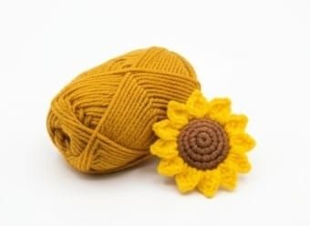 Everlasting Sunflower Pot 🧶✨