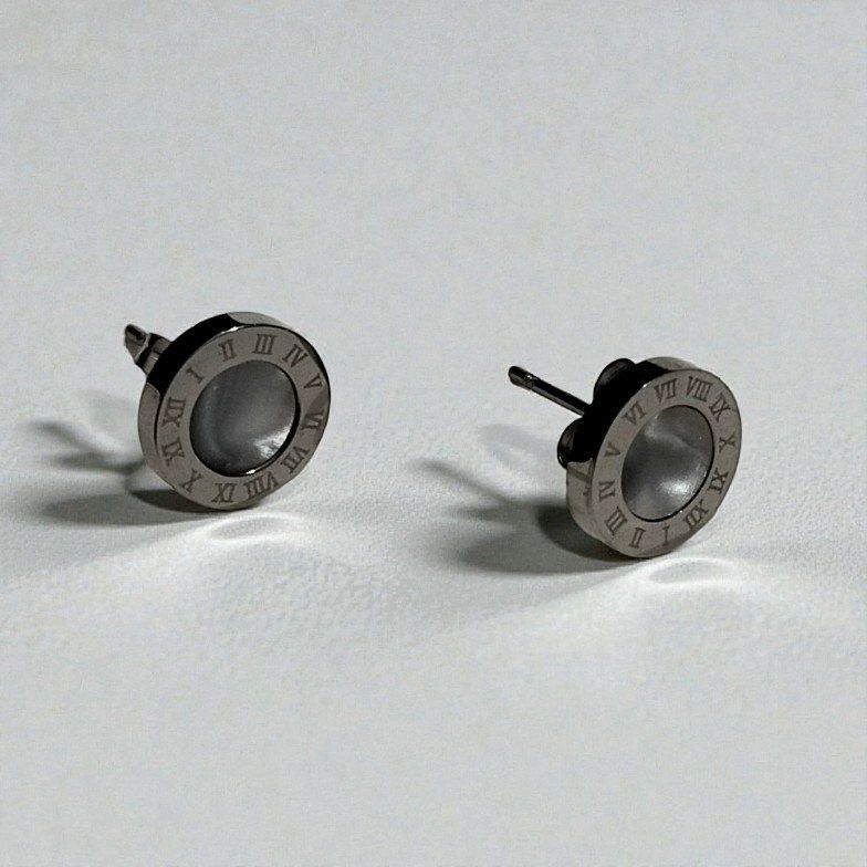 Petite Roman Numeral Studs