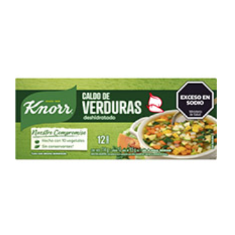 Caldo de Verduras. KNORR