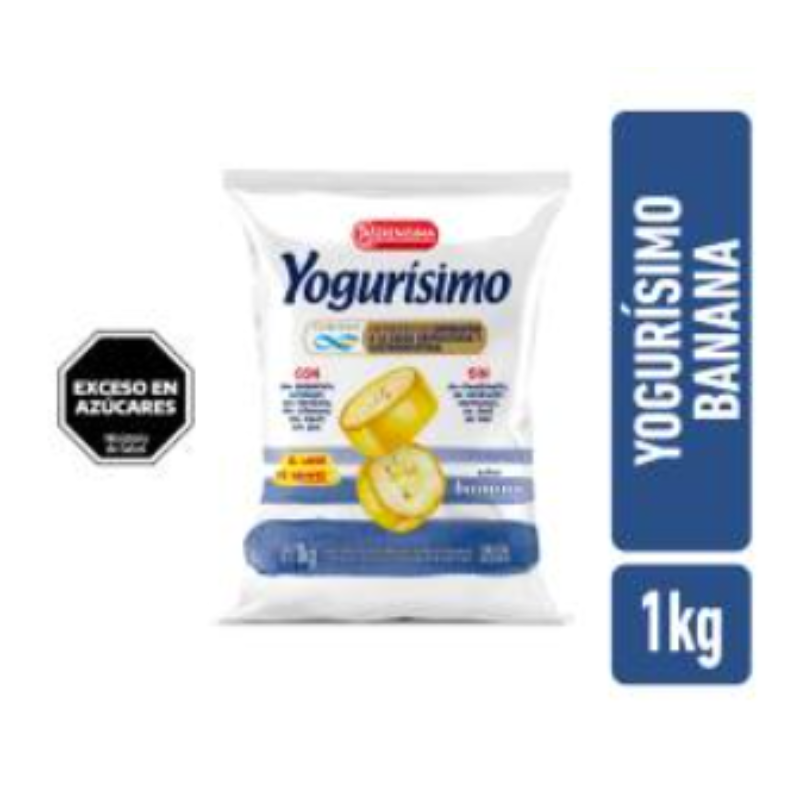 Yogur Bebible Banana Fortificado Sachet YOGURISIMO