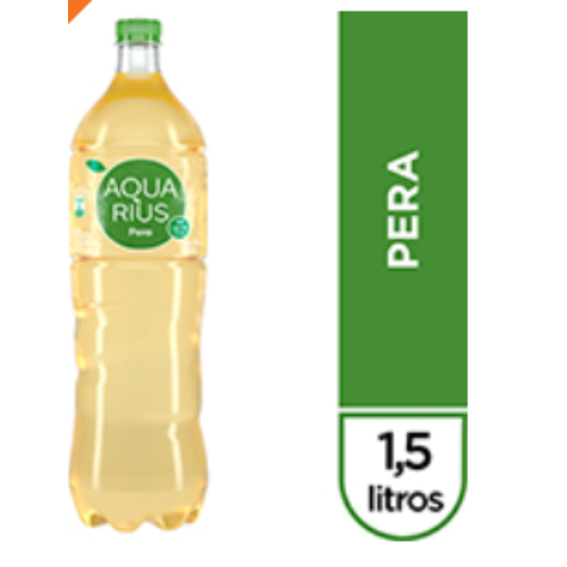 Agua Saborizada Pera s/Gas. AQUARIUS