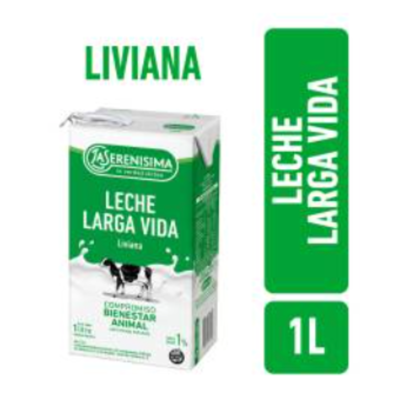 Leche LV Parcialmente. Descremada Liviana 1% LA SERENISIMA