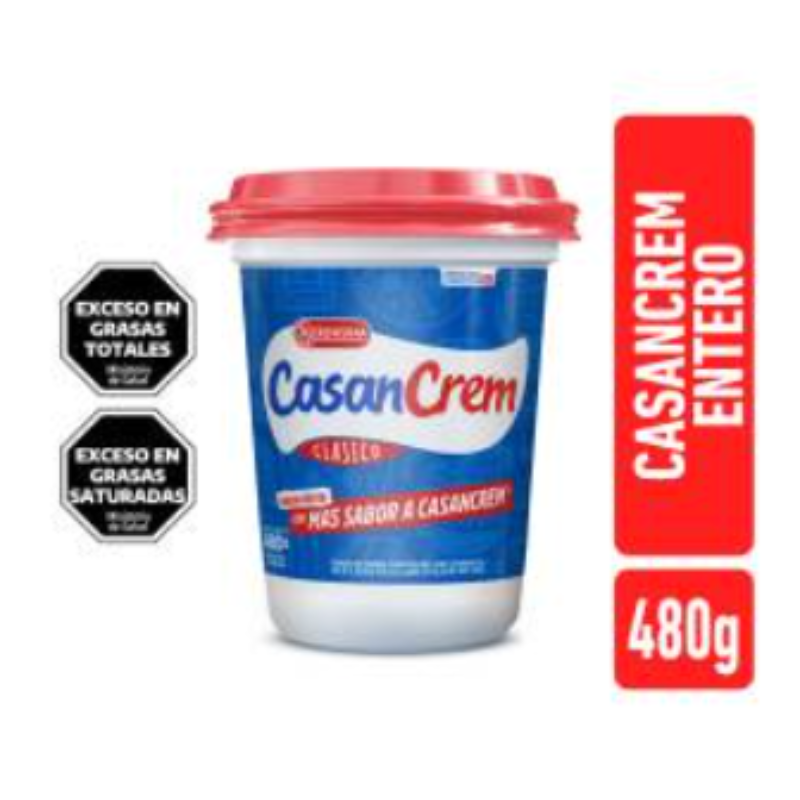 Queso Crema Clasico con Vitamina B3. CASANCREM