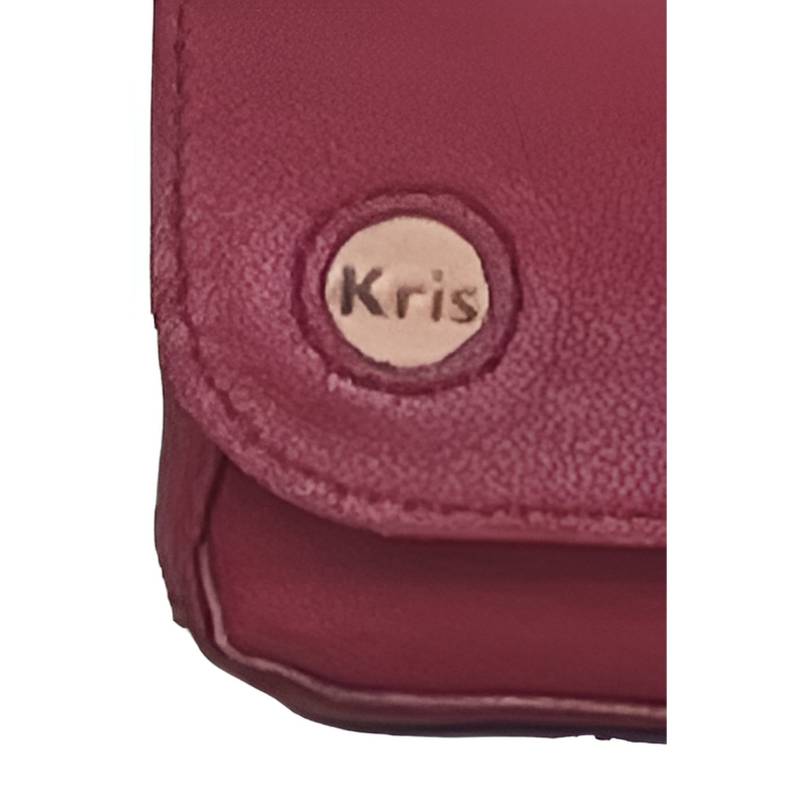 Textured Effortless Genuine Leather Chic Red Crossbody