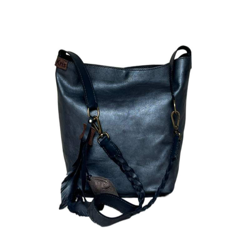 Solid Classic Genuine Leather Grey Shoulder Bag